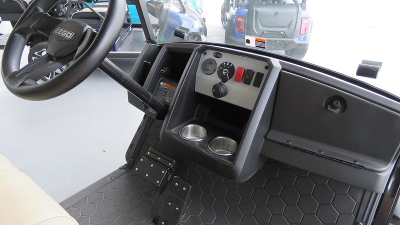 Dashboard of 2025 E-Z-GO Valor EX1 Sport Solar Flare in Detroit Michigan