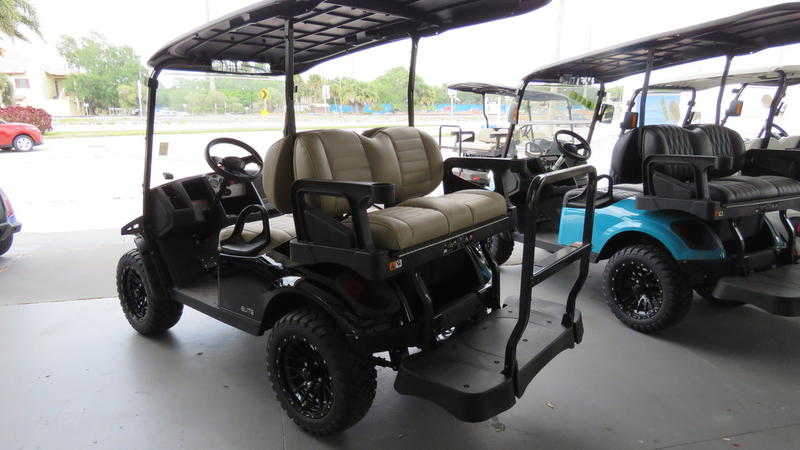 Interior of 2025 E-Z-GO Valor EX1 Sport Solar Flare in Detroit Michigan