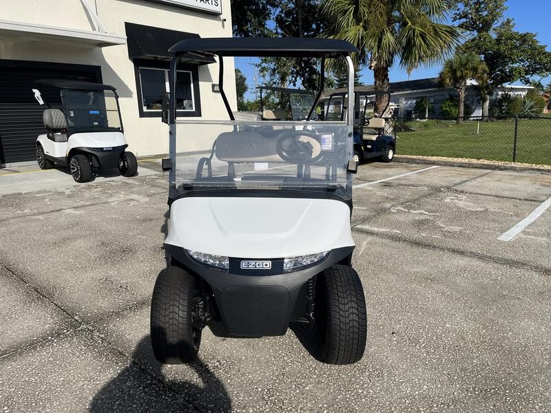 Rear view of 2024 E-Z-GO Freedom RXV ELiTE Lithium Bright White in Charlotte North Carolina