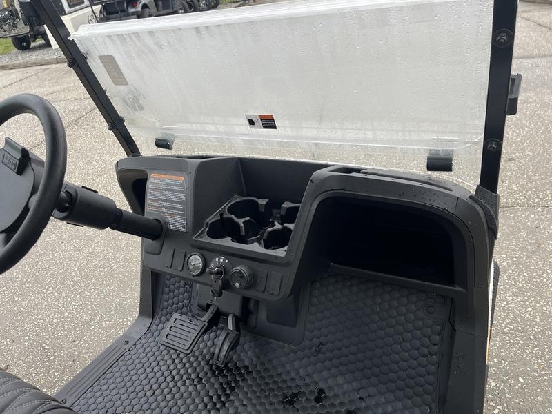 Dashboard of 2024 E-Z-GO Freedom RXV ELiTE Lithium Bright White in Columbus Ohio
