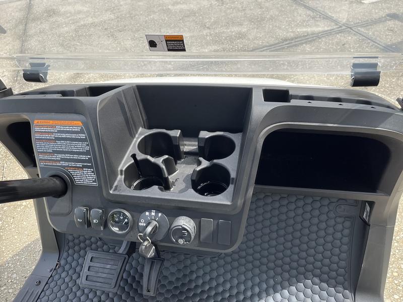 Seats of 2024 E-Z-GO Freedom RXV ELiTE Lithium Bright White in Houston Texas