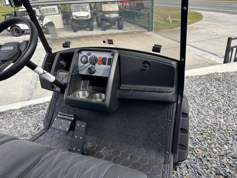 Seats of 2024 E-Z-GO S4 ELiTE 4.2 Limited Edition in Pittsburgh Pennsylvania