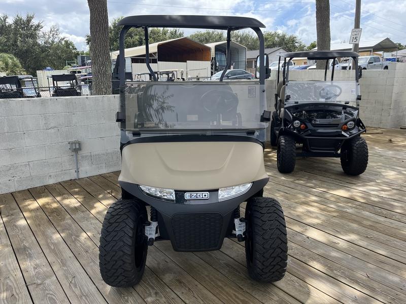 Front view of 2024 E-Z-GO Valor 4 EX1 Gas Dune Special Edition in Nashville Tennessee