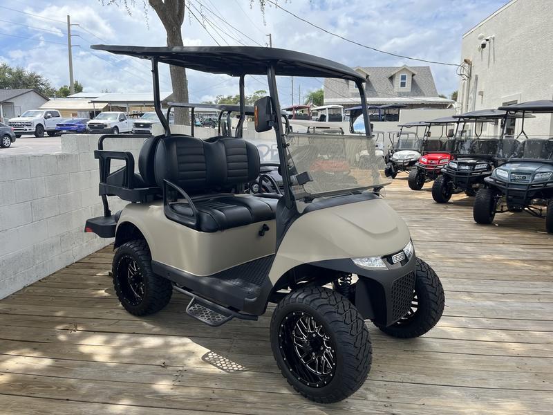Side view of 2024 E-Z-GO Valor 4 EX1 Gas Dune Special Edition in Nashville Tennessee