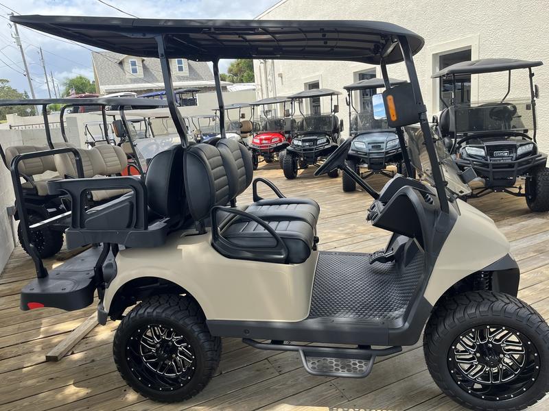 Street-ready 2024 E-Z-GO Valor 4 EX1 Gas Dune Special Edition in Nashville Tennessee