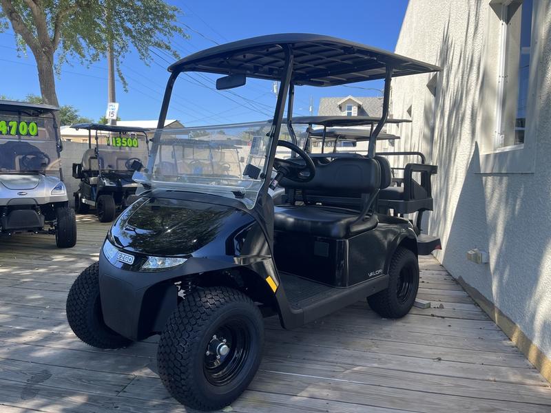 Side view of 2024 E-Z-GO Valor EX1 Gas golf cart in Louisville Kentucky
