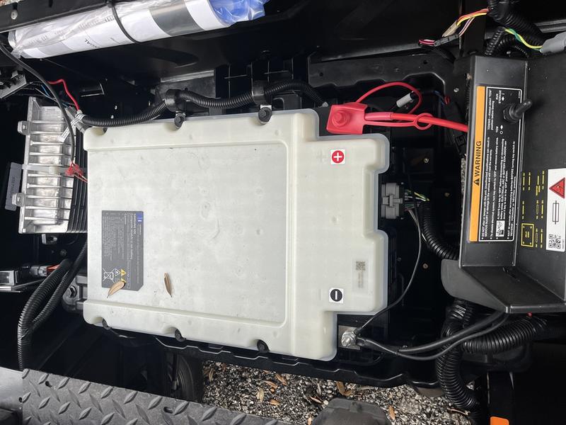 2025 Cushman Hauler 800X ELiTE Lithium Electric in utility mode at Muirfield Village Golf Club.