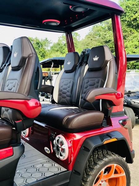 Rear cargo and utility section of 2025 Evolution D-Max XT4 golf cart available in Arizona with nationwide delivery