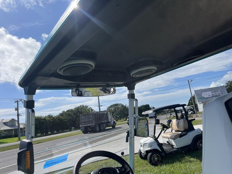 Cargo utility space of 2025 Evolution D-Max XT4 electric golf cart available in South Carolina
