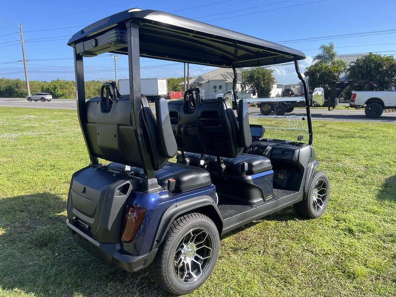 Rear design of 2025 Evolution D5-Ranger 4 Plus Blue available in Texas with export and nationwide delivery