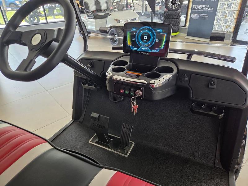Dashboard of the 2025 Star EV CP-2+2 Lifted in Scottsdale, Arizona.