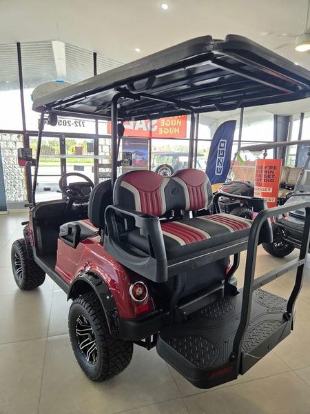 Interior seating of 2025 Star EV CP-2+2 Lifted at McCormick Ranch Golf Club.