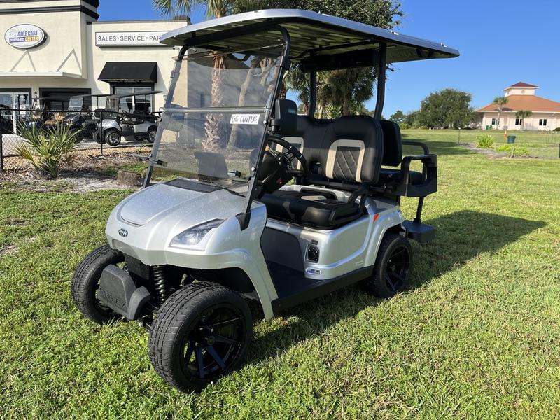 Front view of 2025 Star EV Sirius 2+2 at Barton Creek Resort & Spa in Austin, Texas.