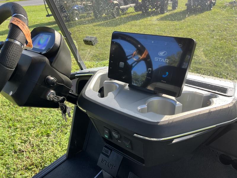 Dashboard of 2025 Star EV Sirius 2+2 at Barton Creek Resort & Spa in Austin.