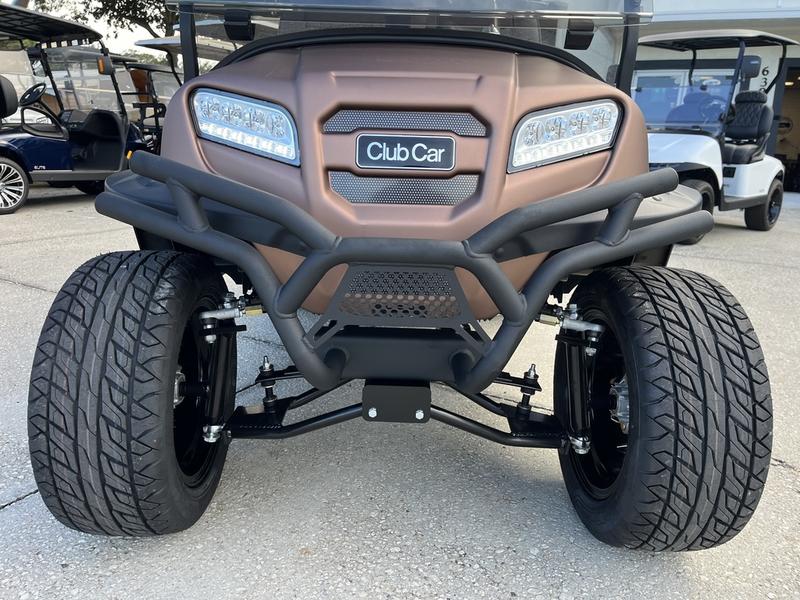 Rear folding seat and cargo platform on 2025 Club Car Onward Lifted 4 Passenger XR Lithium in Austin Texas