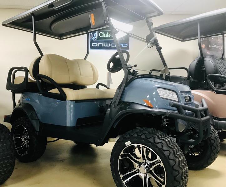 Front LED headlights of 2025 Club Car Onward Lifted 4 Passenger XR Lithium in New York NY