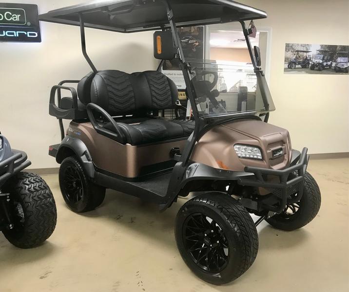 Front view of 2025 Club Car Sunrise with LED lights in Atlanta Georgia