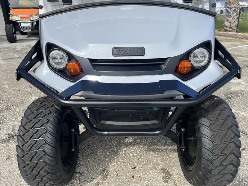 Front view of 2025 E-Z-GO Express 4 Gas Stardust in Miami Florida