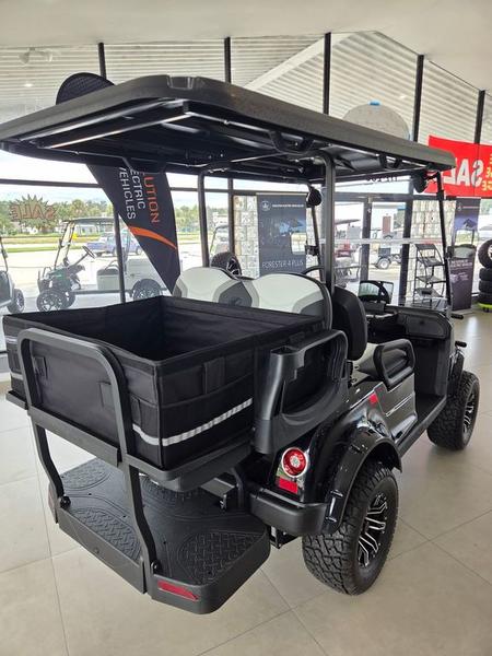 Rear view of 2026 Star EV CP-2+2 Lifted at The Landings Golf & Athletic Club.