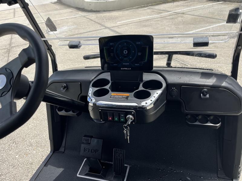 Dashboard of 2026 Star EV Capella 2+2 Lifted in Hilton Head, South Carolina.