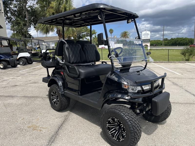 Side profile of the 2026 Star EV Capella 2+2 Lifted in Hilton Head Island, South Carolina.