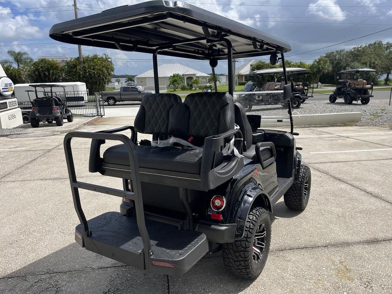 Close-up of the lifted suspension and rugged tires on the 2026 Star EV Capella 2+2 Lifted.