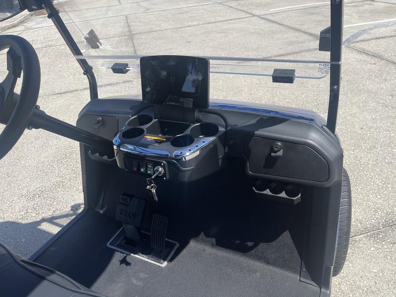 Dashboard of 2026 Star EV Capella 2+2 at Medinah Country Club in Chicago, Illinois.
