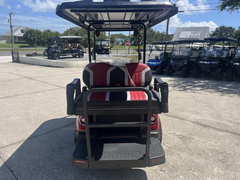 2026 Star EV Capella 2+2 driving through The Hamptons Golf Club in Long Island, New York.