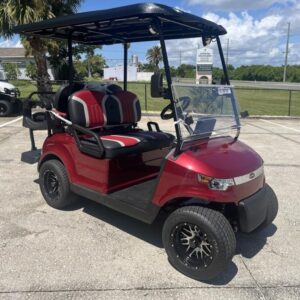 Rear cargo and seating view of 2026 Star EV Capella 2+2 at The Hamptons Golf Club.