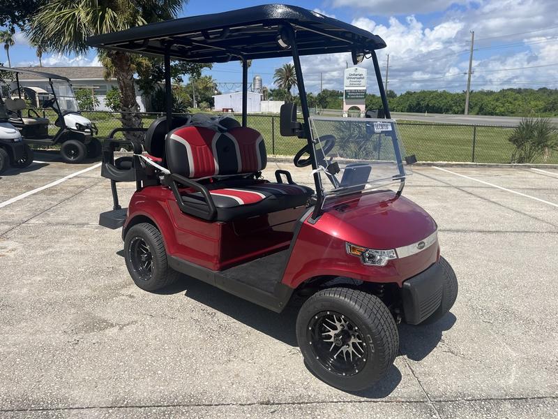 Rear cargo and seating view of 2026 Star EV Capella 2+2 at The Hamptons Golf Club.