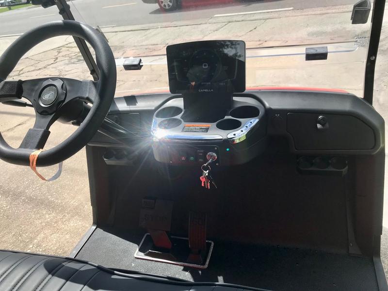 Dashboard of 2026 Star EV Capella 2+2 at The Country Club of Virginia.