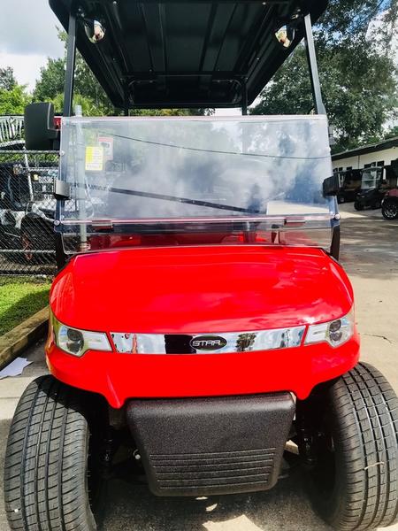Front view of 2026 Star EV Capella 2+2 at The Country Club of Virginia in Richmond, Virginia.