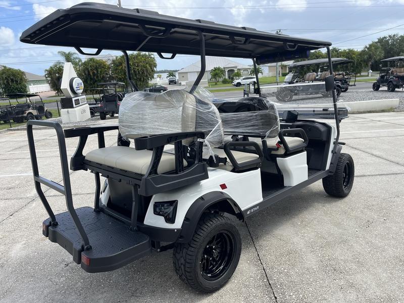 Interior seating of 2026 Star EV J-Model 4+2 Lifted at Muirfield Village Golf Club.