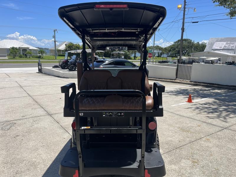 Rear design and storage area of 2026 E-Z-GO Freedom RXV ELiTE Patriot Blue in Detroit Michigan