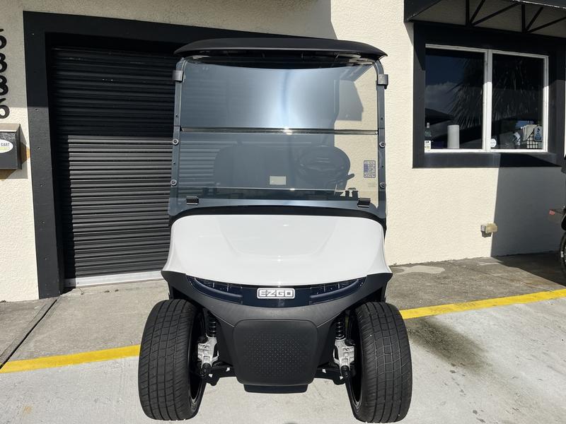 Dashboard and controls of 2026 E-Z-GO RXV 2 Freedom ELiTE Lithium Bright White in Philadelphia Pennsylvania