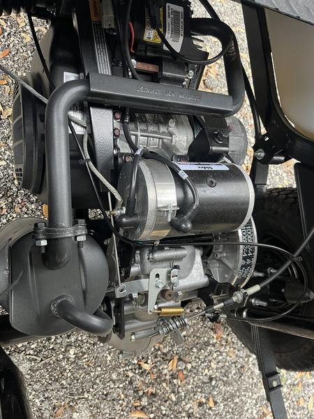 Interior console of the Cushman Hauler 1200X Gas 2025 in Hilton Head Island.