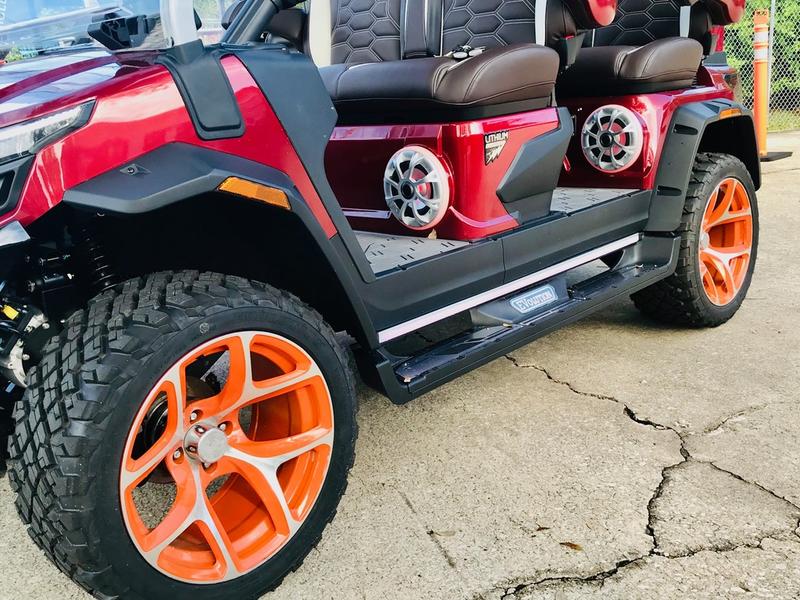 Street-legal 2025 Evolution D-Max XT4 electric golf cart available in Arizona with nationwide delivery