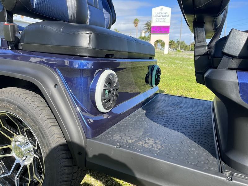 Street Legal 2025 Evolution D5-Ranger 4 Plus Blue Golf Cart Texas Nationwide Export Alt: Street legal 2025 Evolution D5-Ranger 4 Plus Blue available in Texas with nationwide delivery and export