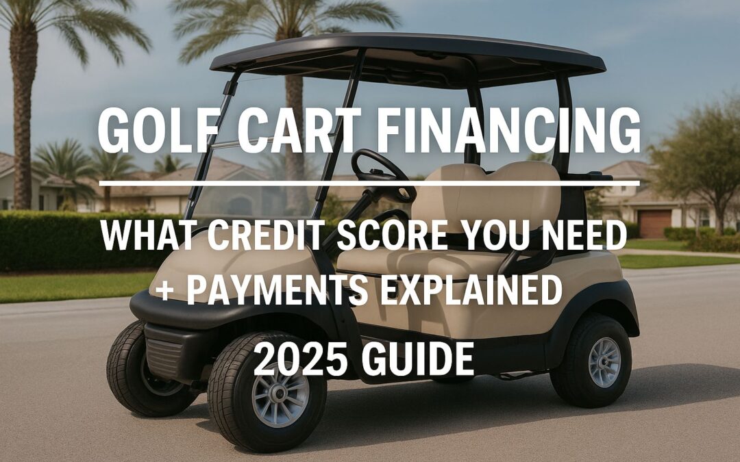 Golf Cart Financing: What Credit Score You Need + Payments Explained (2025 – 3000 Word Guide)