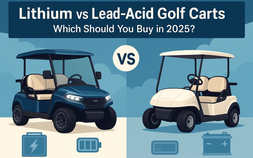 Lithium vs Lead-Acid Golf Carts: Which Should You Buy in 2025?