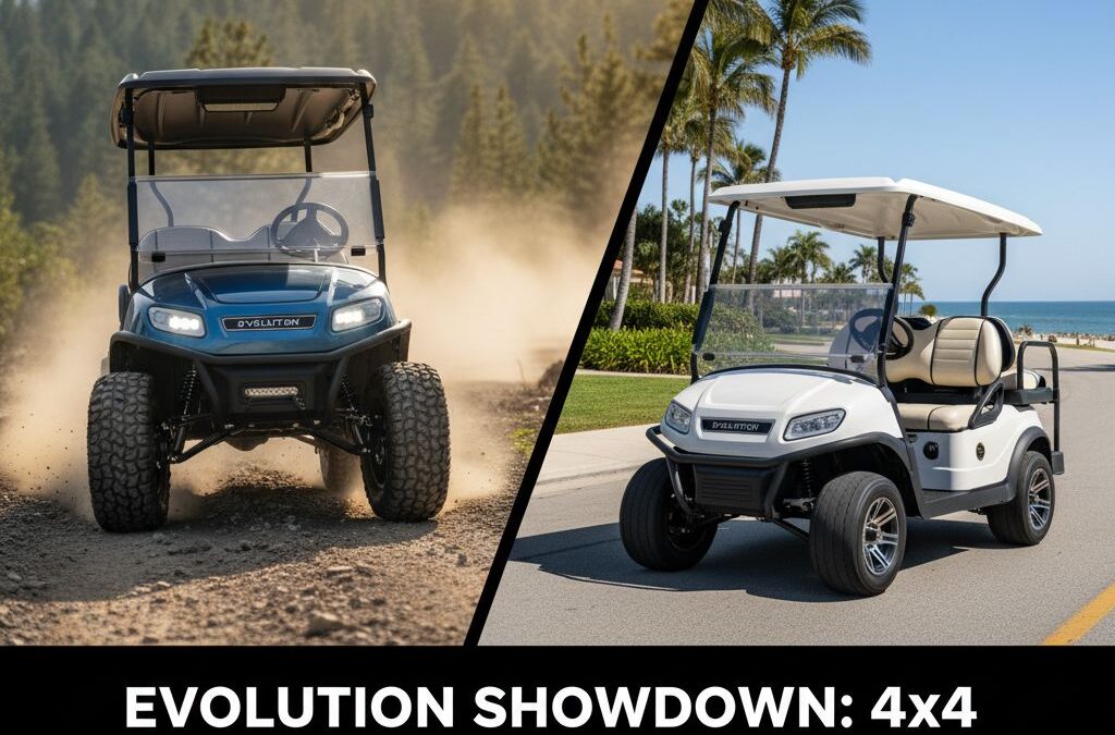 Evolution golf cart models