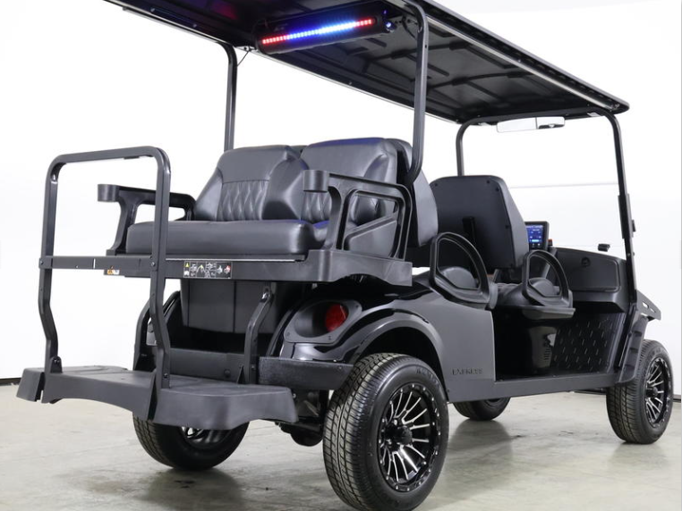 2025 Evolution D5-Maverick 6 Plus Black Golf Cart Front View California