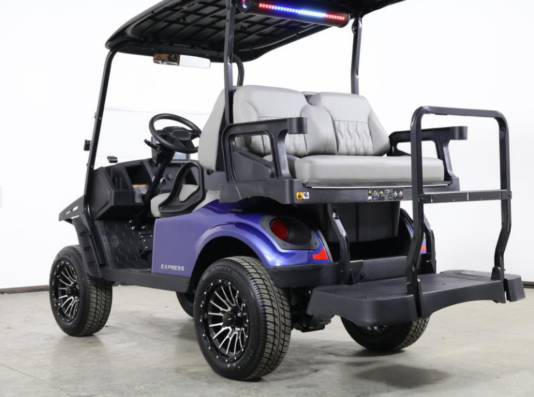 2025 Evolution D5-Maverick 6 Plus Black Golf Cart Front View California