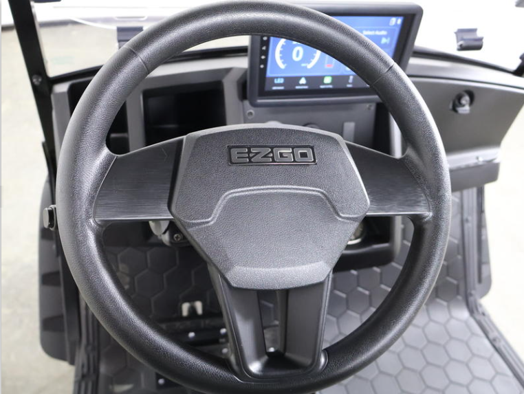 2026 E-Z-GO Express 4 XTL Electric Blue 13.5 HP EFI Gas Lifted Golf Cart - Image 9