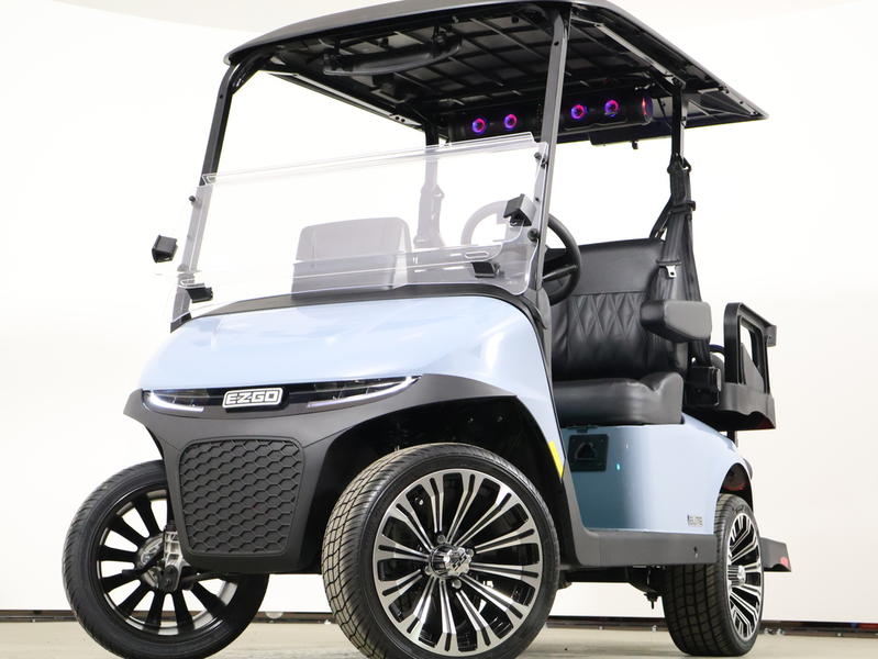 Front view of 2025 Evolution Turfman 800 green utility vehicle available in Illinois with nationwide delivery and export options